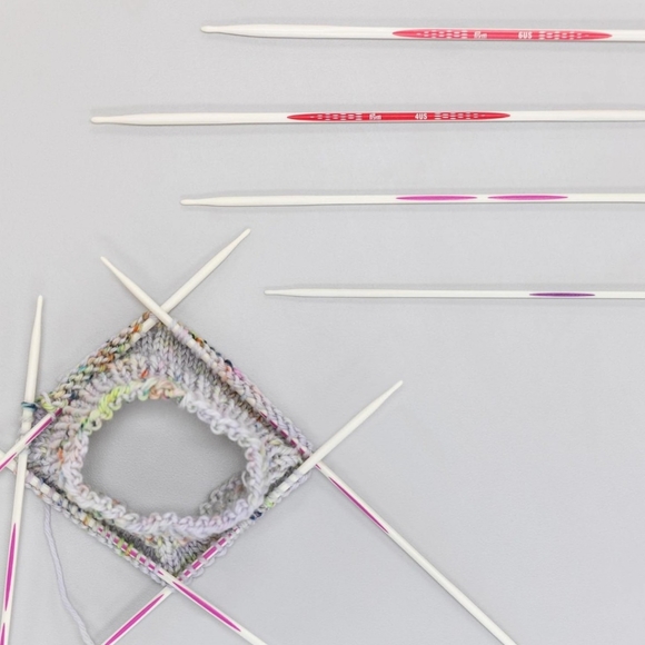 PRYM Ergonomics Double Point Knitting Needles 4 sets 20 Count Sizes 1,2,4,6 - Picture 4 of 5